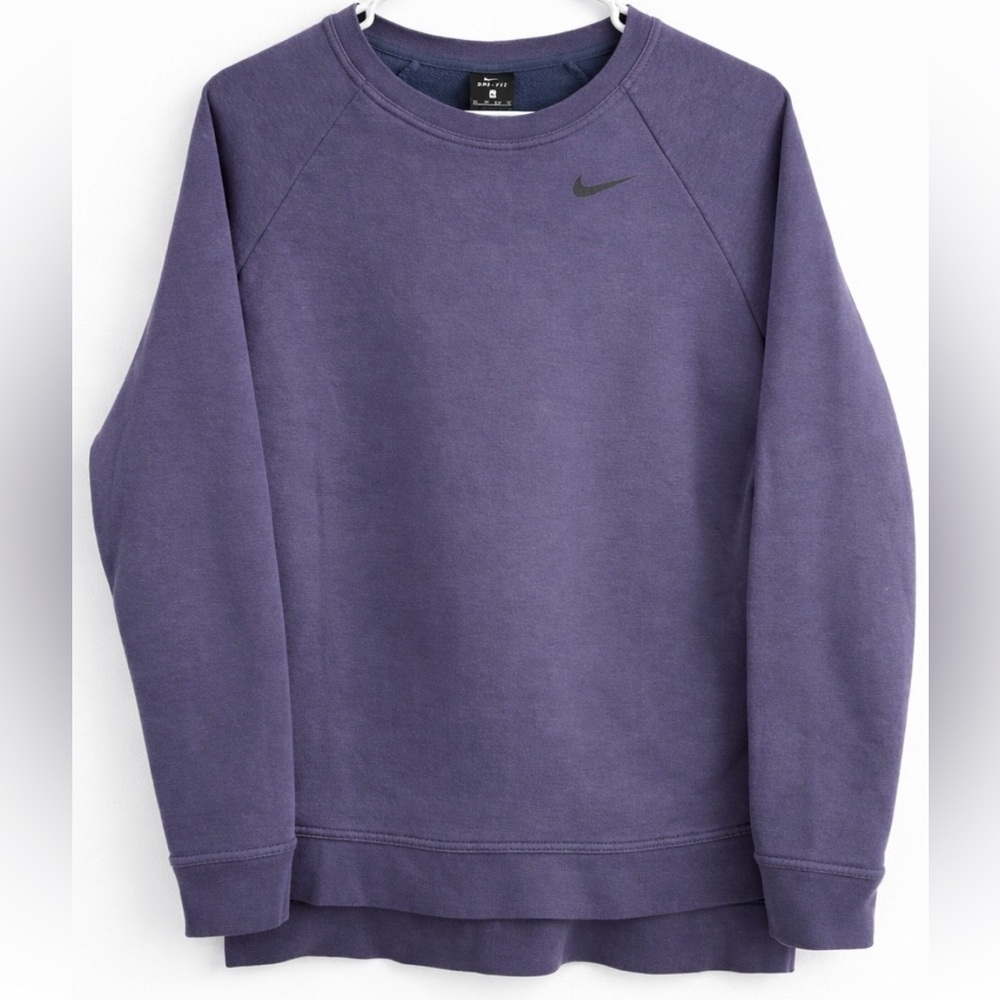 Nike Dri-FIT Crewneck Sweatshirt – Purple Gray – Size XS